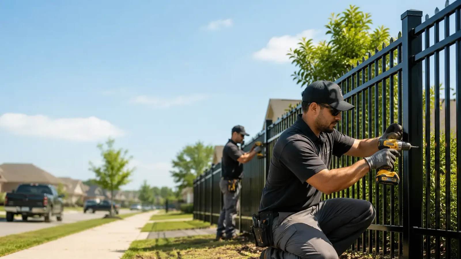 Metal Fence Installation in Brush Creek, TN